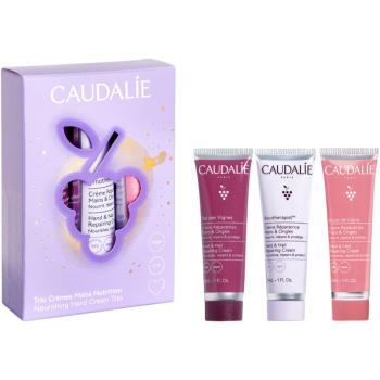 Caudalie Hand Cream Trio Set dárková sada na ruce a nehty 3 ks