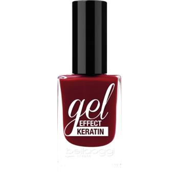 bellaoggi Gel Effect Keratin Nail Polish lak na nehty odstín Bloody Mary 10 ml