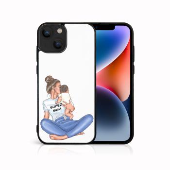 MY ART Ochranný kryt pre Apple iPhone 14 Plus SUPERMOM (112)