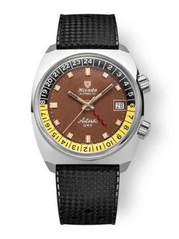 Nivada Grenchen Antarctic GMT - Tropical - Rubber Tropic