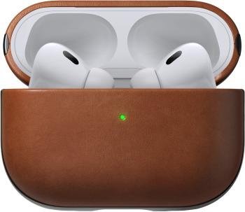 Fülhallgató tok Nomad Leather Case English Tan AirPods Pro 2