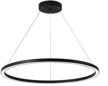 LED lámpa Immax NEO FINO Smart Szabályozható csillár fekete 80cm CCT 60W Zigbee 3.0