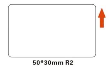 Niimbot štítky R A2A88358101, 50x30mm 230ks White pro B21