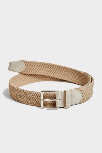 OPASEK GANT ELASTIC BRAIDED BELT DRY SAND