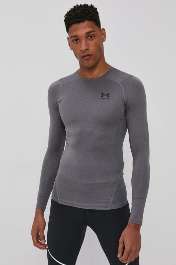 Tréninkové tričko s dlouhým rukávem Under Armour šedá barva, 1361524