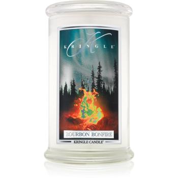 Kringle Candle Bourbon Bonfire vonná svíčka 624 g