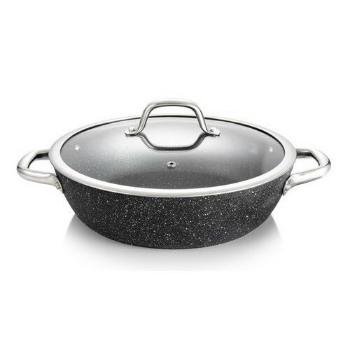 Tigaie adâncă cu capac Tescoma PRESIDENT Stone, 28 cm, 28 cm
