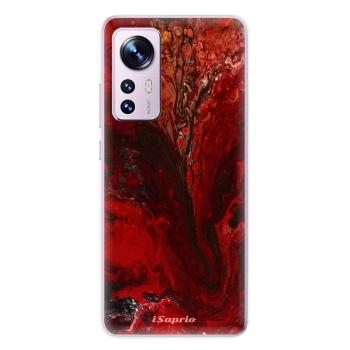 Odolné silikonové pouzdro iSaprio - RedMarble 17 - Xiaomi 12 / 12X