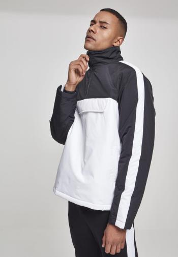 Urban Classics 2-Tone Padded Pull Over Jacket white/black - L