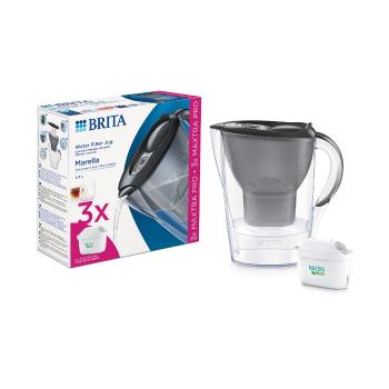 BRITA Marella 2,4 filtrační konvice grafit + 3x filtr