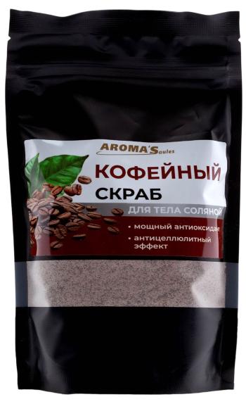 Aroma´Saules Tělový peeling s mořskou solí Káva - 400 g - Aroma'Saules