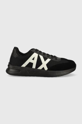 Sneakers boty Armani Exchange černá barva