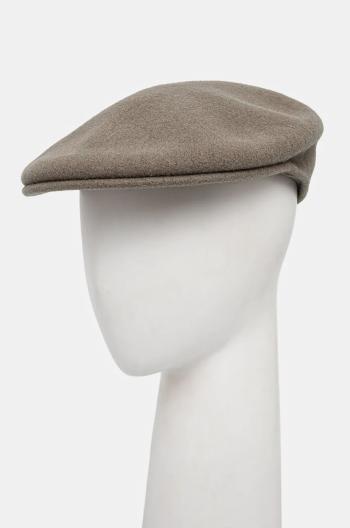 Vlněná čepice Kangol 504 šedá barva, 0258BC.WG036