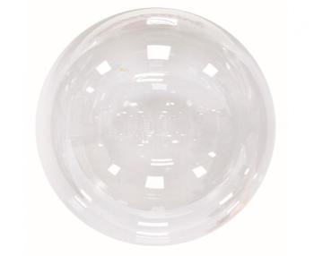 Átlátszó buborék lufi - Aqua Balloon, kör 80 cm
