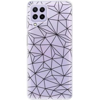 iSaprio Abstract Triangles 03 - black pro Samsung Galaxy A22 (trian03b-TPU3-GalA22)