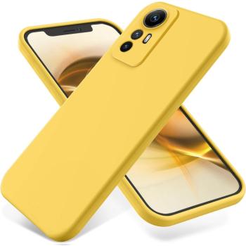RUBBER Ochranný kryt pre Xiaomi Redmi Note 12S žltý