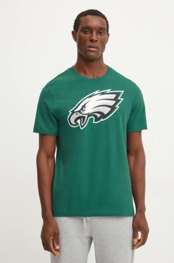 Bavlněné tričko Nike Philadelphia Eagles zelená barva, s potiskem, N199-3JD-86-CLH