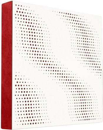 Mega Acoustic FiberPRO60 SineWave White/Red Absorpční dřevěný panel