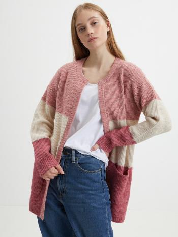 Jacqueline de Yong Hudson Cardigan Růžová