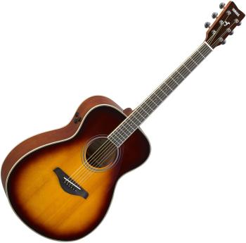 Yamaha FS-TA Brown Sunburst Elektroakustická kytara Jumbo