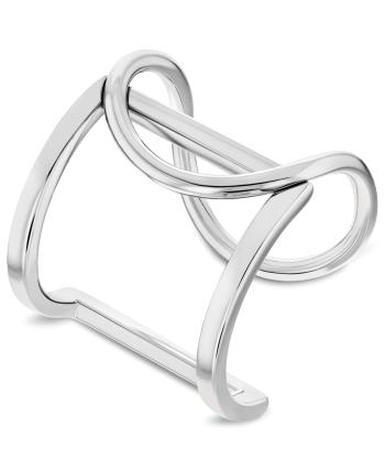 Calvin Klein Půvabný otevřený prsten Contoured Geometry 35000755 58 mm
