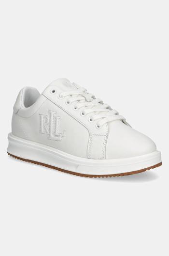 Kožené sneakers boty Lauren Ralph Lauren Ainsley bílá barva, 802959228001