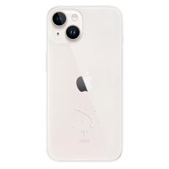 Odolné silikonové pouzdro iSaprio - čiré - Beran - iPhone 15