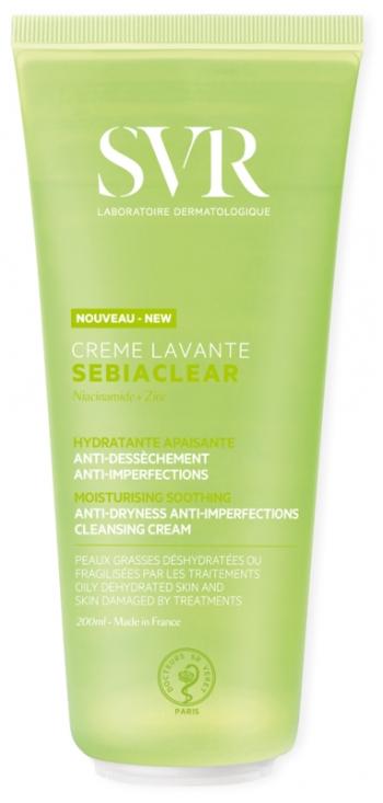 SVR Hydratační čisticí krém pro oslabenou pleť Sebiaclear (Cleansing Cream) 200 ml