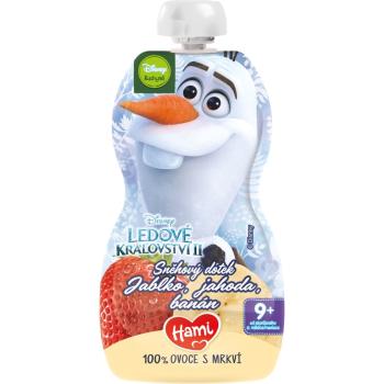 Hami Disney Frozen Jablko, jahoda, banán dětský příkrm Olaf 110 g