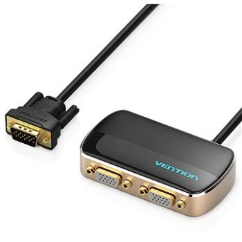 Vention 1 In 2 Out VGA Splitter 1m Black (DBABF)