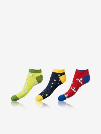 Bellinda CRAZY IN-SHOE SOCKS Zokni 3 pár Sárga