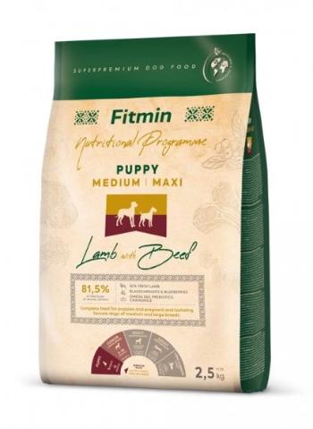 Fitmin Medium Maxi Lamb with Beef krmivo štěňata 2,5 kg