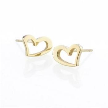 Náušnice STORM Heart Earrings - Gold 9980695/GD (9980695/GD)