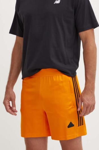 Kraťasy adidas Tiro pánské, oranžová barva, IY4491