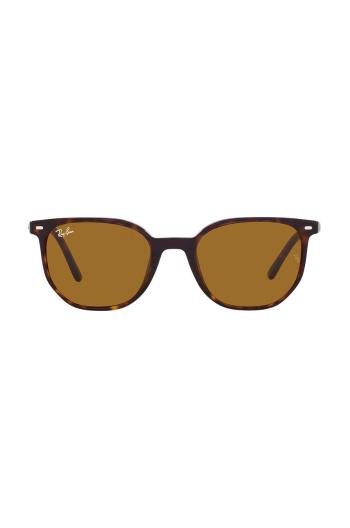 Sluneční brýle Ray-Ban ELLIOT hnědá barva, 0RB2197