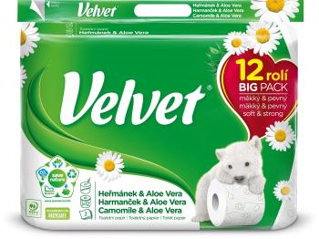 WC papír VELVET Kamilla és Aloe Vera (12 db)