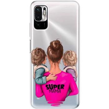 iSaprio Super Mama - Two Boys pro Xiaomi Redmi Note 10 5G (smtwboy-TPU3-RmN10g5)