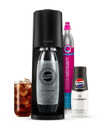 SODASTREAM TERRA Pepsi Zero Mpack výrobník perlivé vody Black