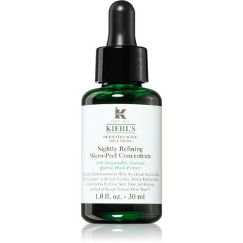 Kiehl's Dermatologist Solutions Nightly Refining Micro-Peel Concentrate rozjasňující noční peelingová péče pro všechny typy pleti včetně citlivé 30 ml