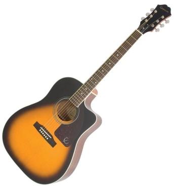 Epiphone AJ220SCE Vintage Sunburst Elektroakustická kytara Jumbo