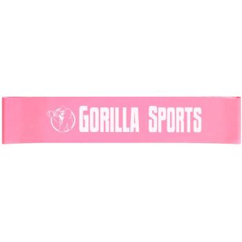 Gorilla Sports Fitness guma 10 lb, růžová