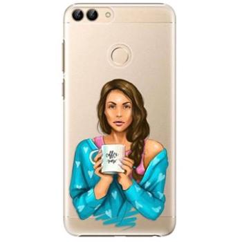 iSaprio Coffe Now - Brunette pro Huawei P Smart (cofnobru-TPU3_Psmart)