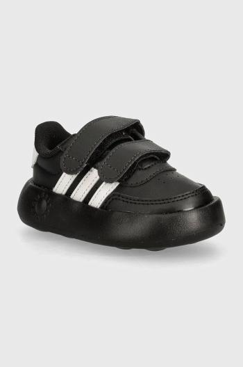 Dětské sneakers boty adidas BREAKNET 2.0 CF černá barva, ID5277