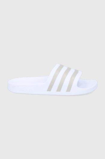 Pantofle adidas Adilette EF1730.D dámské, bílá barva, EF1730