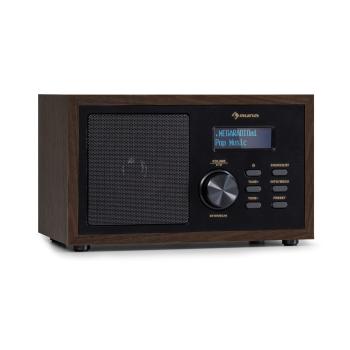 Auna Ambient DAB+/FM rádio, BT 5.0, AUX-In, LC displej, Budík s časovačem