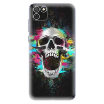 Odolné silikonové pouzdro iSaprio - Skull in Colors - Honor 9S