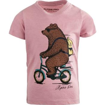 ALPINE PRO NUPO Lány felső, rózsaszín, méret 104-110