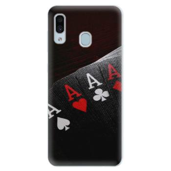 Silikonové pouzdro iSaprio - Poker - Samsung Galaxy A30