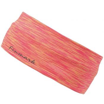 Finmark FUNCTIONAL HEADBAND Funkční čelenka, červená, velikost