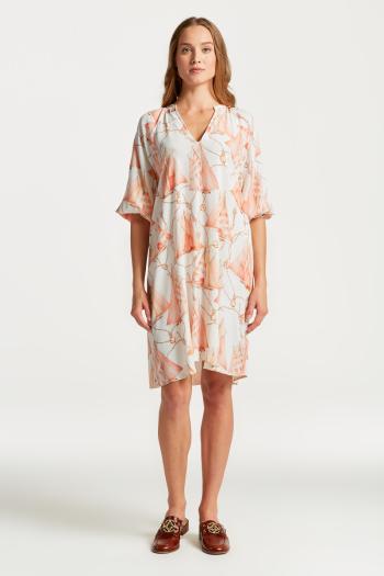 ŠATY GANT SAILING PRINT V-NECK DRESS CREAM3